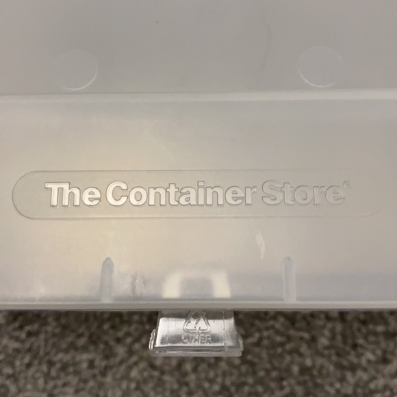 Small Drop-Front Shoe Box Translucent - Picture 2 of 3